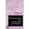 Demonstration Von Isothermen Auf Platten. door Otto Hess