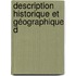 Description Historique Et Géographique D