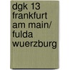 Dgk 13 Frankfurt am Main/ Fulda Wuerzburg door Mair Generalkarten Pocket