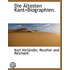 Die Ältesten Kant=Biographien.