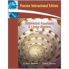 Differential Equations And Linear Algebra by David Penney