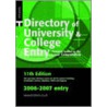 Directory Of University And College Entry by Unknown