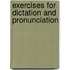 Exercises For Dictation And Pronunciation