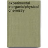 Experimental Inorganic/Physical Chemistry door R.F. Hoskins