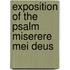 Exposition of the Psalm Miserere Mei Deus