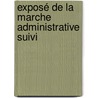 Exposé De La Marche Administrative Suivi by Henry Varroy