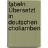 Fabeln Übersetzt In Deutschen Choliamben