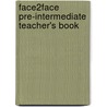 Face2face Pre-Intermediate Teacher's Book by Rachel Clark