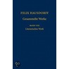 Felix Hausdorff - Gesammelte Werke Band 8 door Felix Hausdorff