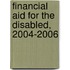 Financial Aid for the Disabled, 2004-2006