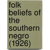 Folk Beliefs Of The Southern Negro (1926) door Newbell Niles Puckett
