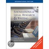 Foundations Of Legal Research And Writing door Margie Hawkins
