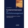 Fundamentalanalyse im Portfoliomanagement door Conrad Mattern