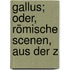 Gallus; Oder, Römische Scenen, Aus Der Z