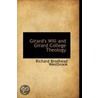 Girard's Will And Girard College Theology by Richard Brodhead Westbrook