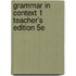 Grammar In Context 1 Teacher's Edition 5e