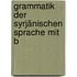 Grammatik Der Syrjänischen Sprache Mit B