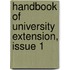 Handbook Of University Extension, Issue 1