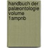 Handbuch Der Palæontologie Volume 1ampnb
