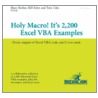 Holy Macro! It's 2,200 Excel Vba Examples by Tom Urtis