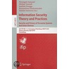 Information Security Theory And Practices door Onbekend