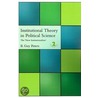 Institutional Theory in Political Science door Guy B. Peters