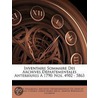Inventaire Sommaire Des Archives Départe door Gustave Desjardins
