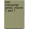 Irish Manuscript Series, Volume 1, Part 1 door Royal Irish Academy 1n