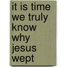 It Is Time We Truly Know Why  Jesus Wept door N.K. David