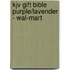 Kjv Gift Bible Purple/Lavender - Wal-Mart
