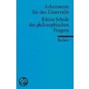 Kleine Schule des philosophischen Fragens by Bernt Plickat