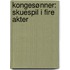 Kongesønner: Skuespil I Fire Akter