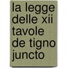 La Legge Delle Xii Tavole De Tigno Juncto by Muzio Pampaloni