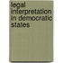 Legal Interpretation In Democratic States