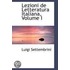 Lezioni De Letteratura Italiana, Volume I