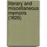 Literary And Miscellaneous Memoirs (1826) door Joseph Cradock