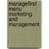 ManageFirst Menu Marketing and Management