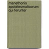 Manethonis Apotelesmaticorum Qui Ferunter door Arminius Koechly