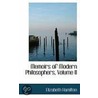 Memoirs Of Modern Philosophers, Volume Ii by Elizabeth Hamilton