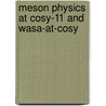 Meson Physics at Cosy-11 and Wasa-At-Cosy door Onbekend