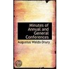 Minutes Of Annual And General Conferences door Augustus Waldo Drury