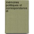 Mémoires Politiques Et Correspondance Di