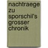 Nachtraege Zu Sporschil's Grosser Chronik
