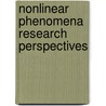 Nonlinear Phenomena Research Perspectives door Onbekend
