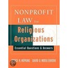 Nonprofit Law for Religious Organizations by David Middlebrook