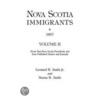 Nova Scotia Immigrants To 1867, Volume Ii by Leonard H. Smith