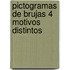 Pictogramas de Brujas 4 Motivos Distintos
