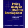 Policy Analysis For Effective Development door Raymond J. Struyk