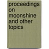 Proceedings On Moonshine And Other Topics door Onbekend