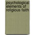 Psychological Elements of Religious Faith